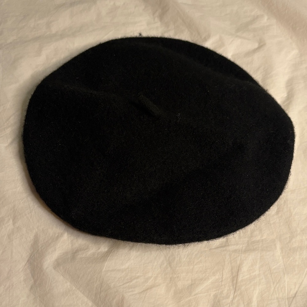 Aldo Black Wool Beret